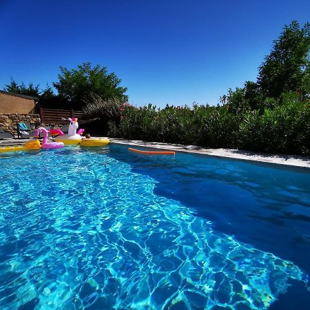 Magnifique Gite En Pierres 6 Personnes Avec Piscine Privee Ardeche Plein Sud Lablachere Bagian luar foto
