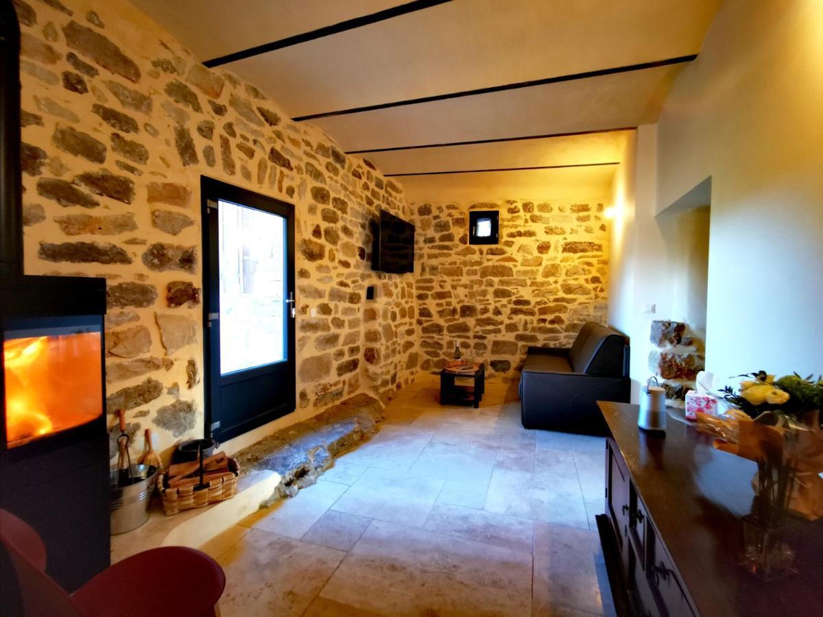 Magnifique Gite En Pierres 6 Personnes Avec Piscine Privee Ardeche Plein Sud Lablachere Bagian luar foto