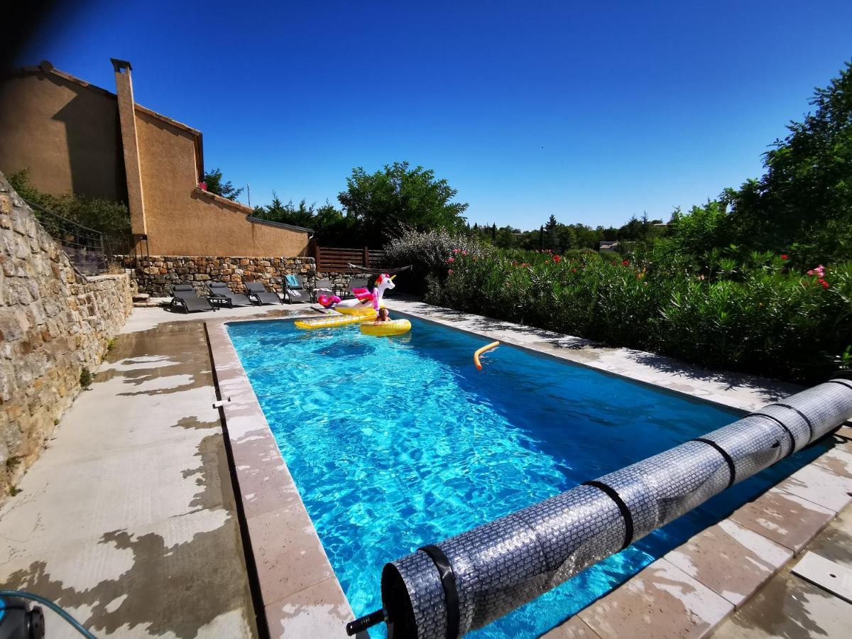 Magnifique Gite En Pierres 6 Personnes Avec Piscine Privee Ardeche Plein Sud Lablachere Bagian luar foto