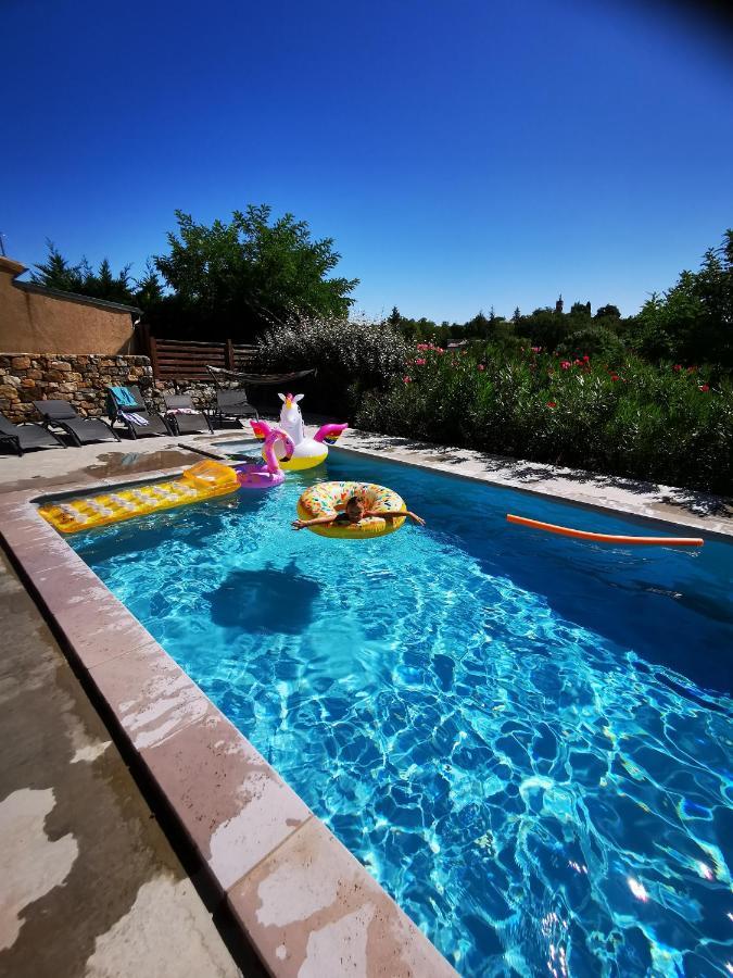 Magnifique Gite En Pierres 6 Personnes Avec Piscine Privee Ardeche Plein Sud Lablachere Bagian luar foto