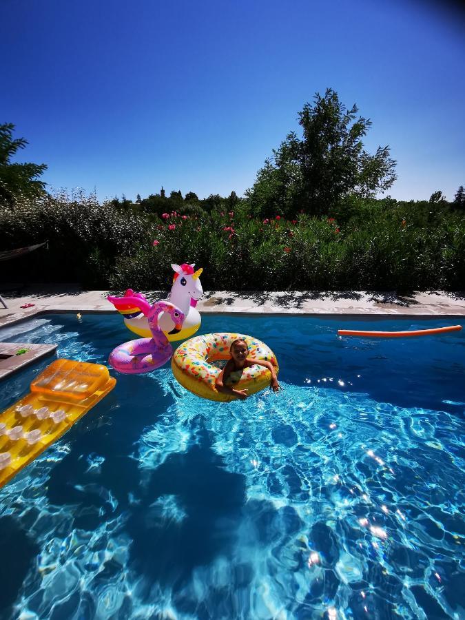 Magnifique Gite En Pierres 6 Personnes Avec Piscine Privee Ardeche Plein Sud Lablachere Bagian luar foto